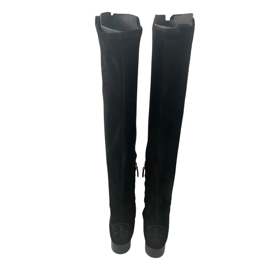 TORY BURCH Overknee Boots Black SIZE 41