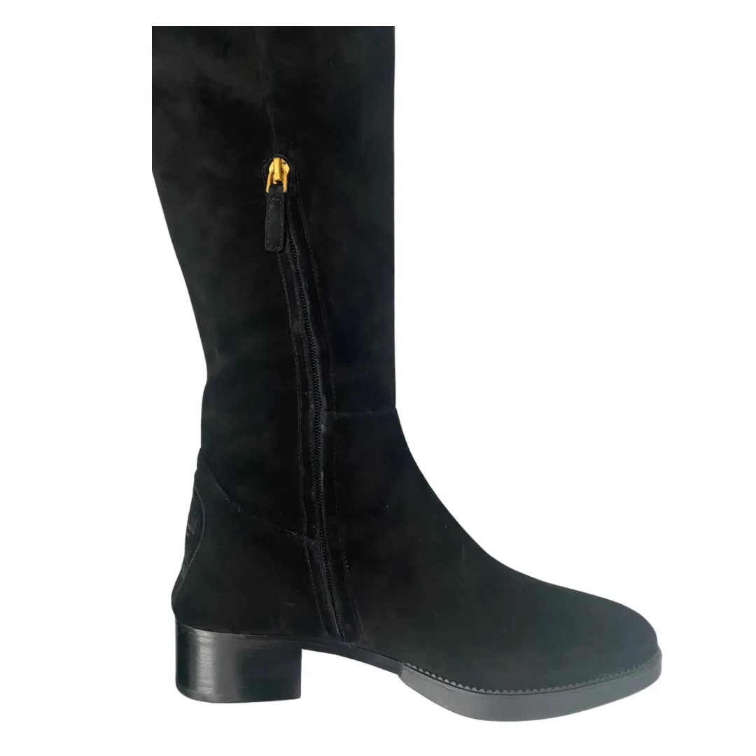 TORY BURCH Overknee Boots Black SIZE 41