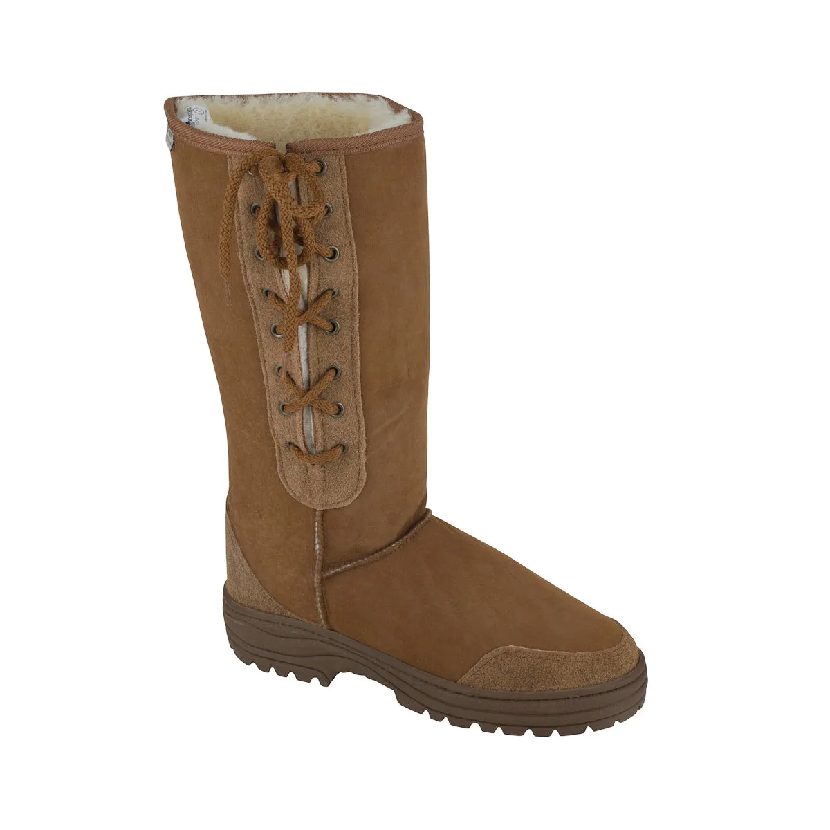 Ultimate Side Laced Tall Sheepskin Boot