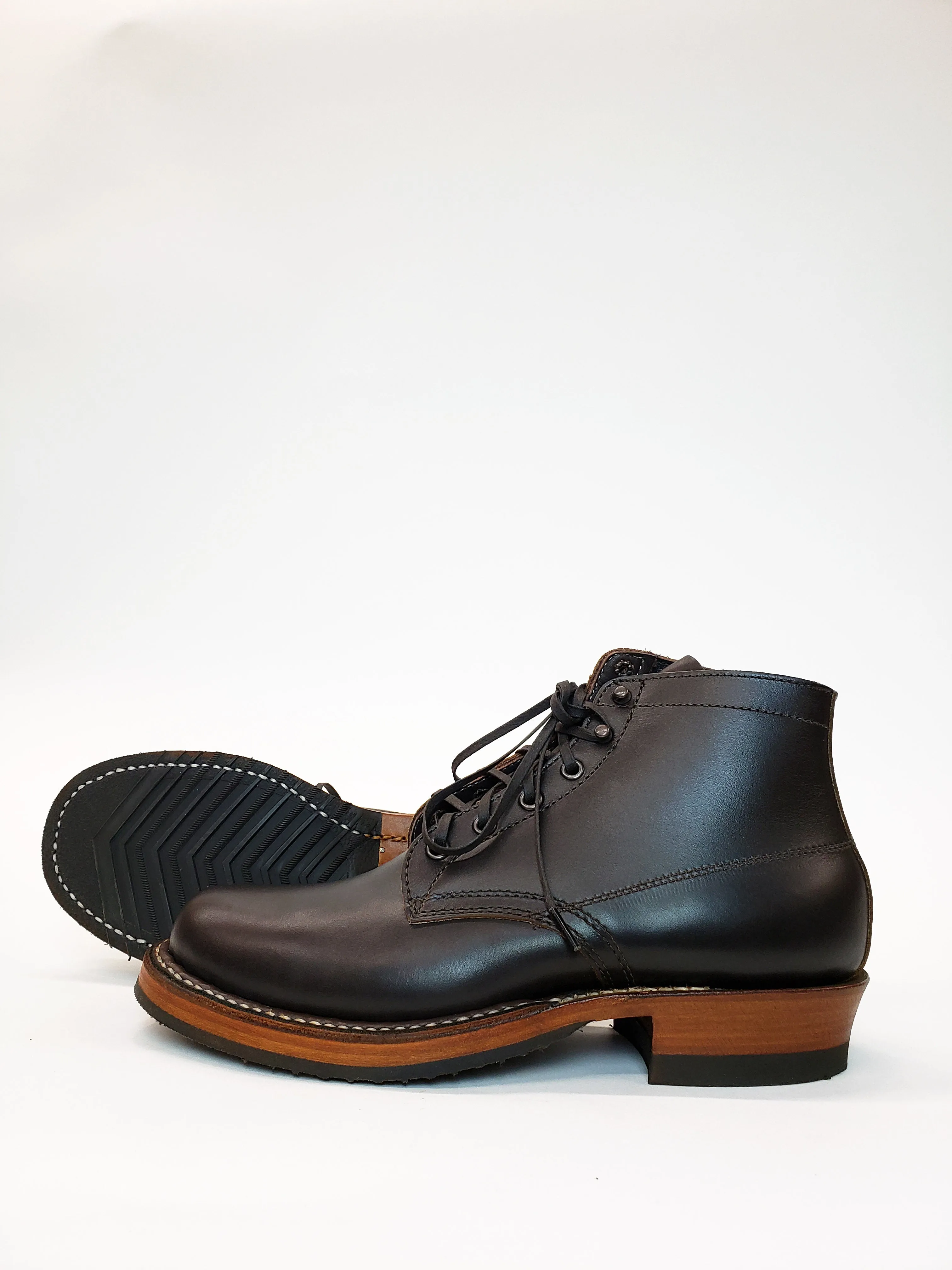 White’s Boots Plain Toe Dark Brown Chromexcel