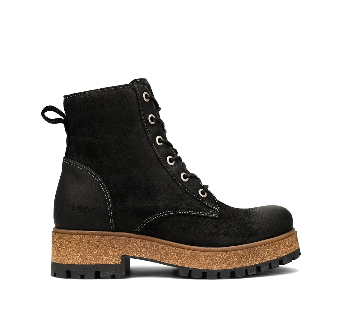 Women's Taos Main Street Color: Black Rugged