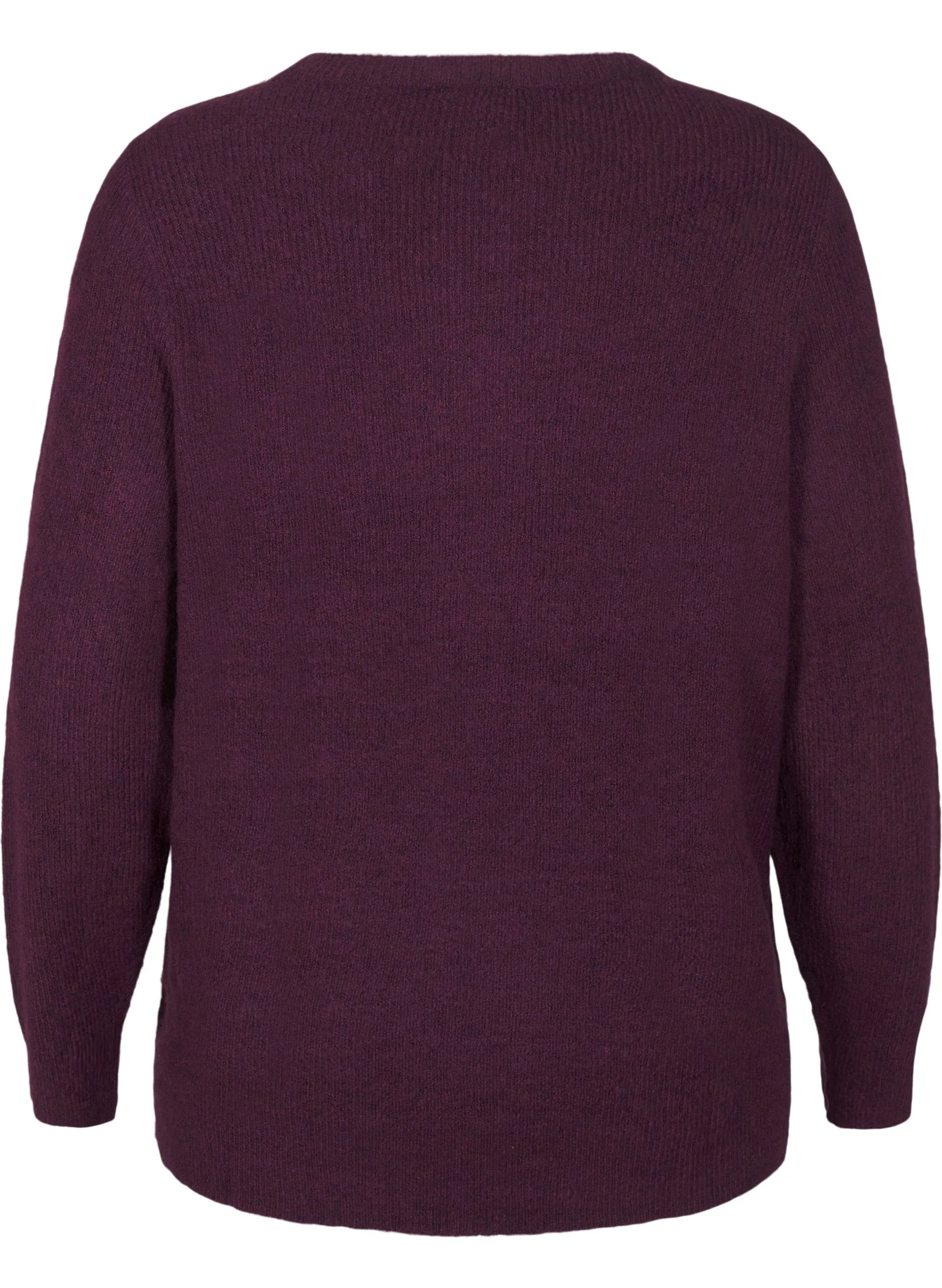 Zizzi Maya Knit Jumper in Purple